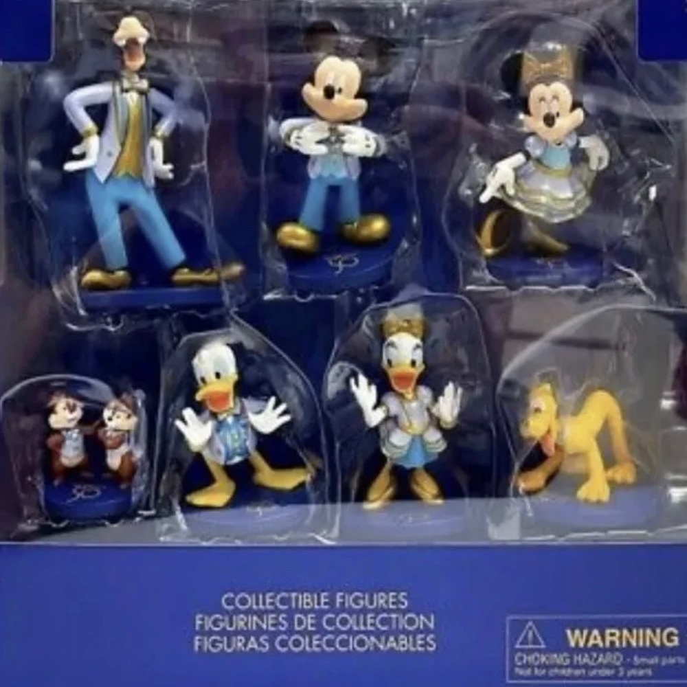 Walt Disney World 50th Anniversary Mickey Mouse & Friends Figures Set Play Set